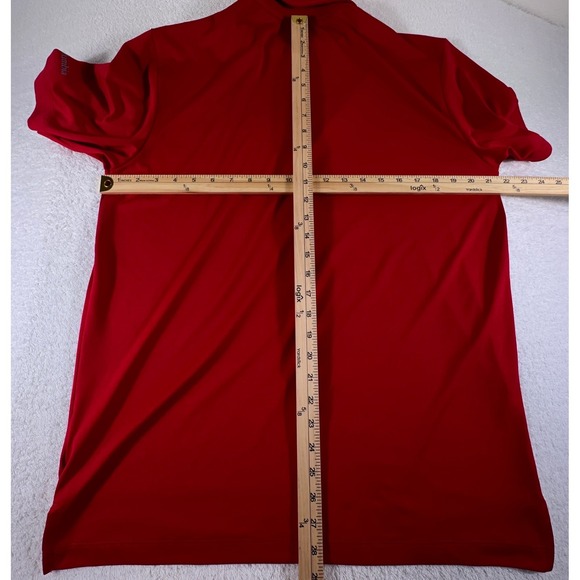 Columbia Golf Polo St Louis‎ Cardinals Shirt Mens L Large Red Performance Logo - Picture 2 of 4